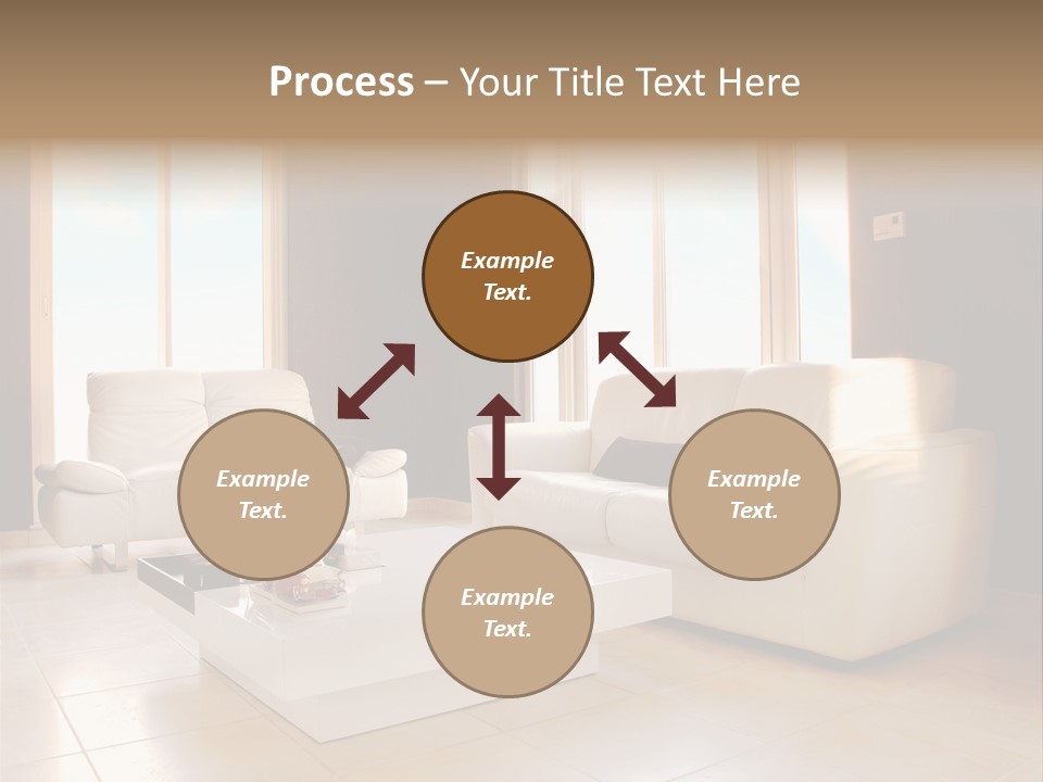 Stylish Home Image PowerPoint Template