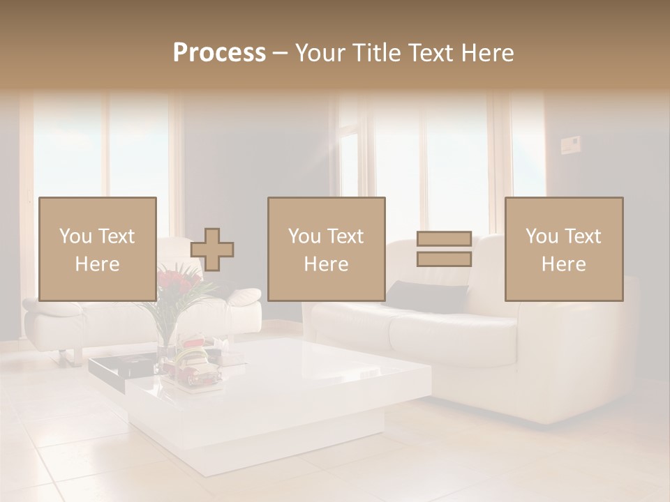 Stylish Home Image PowerPoint Template