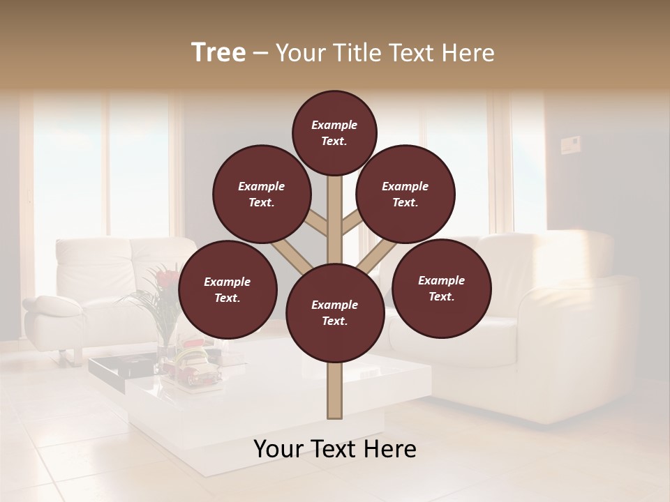 Stylish Home Image PowerPoint Template