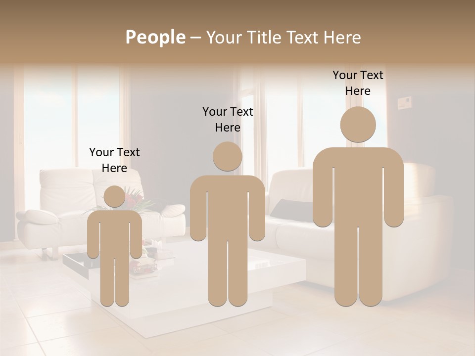 Stylish Home Image PowerPoint Template