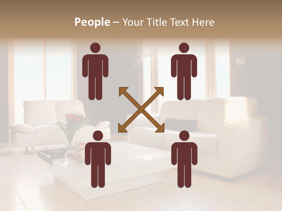 Stylish Home Image PowerPoint Template