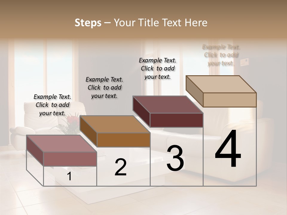 Stylish Home Image PowerPoint Template