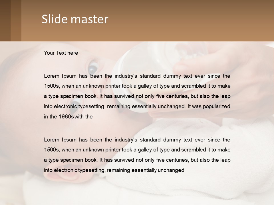 Kid Feed Healthy PowerPoint Template