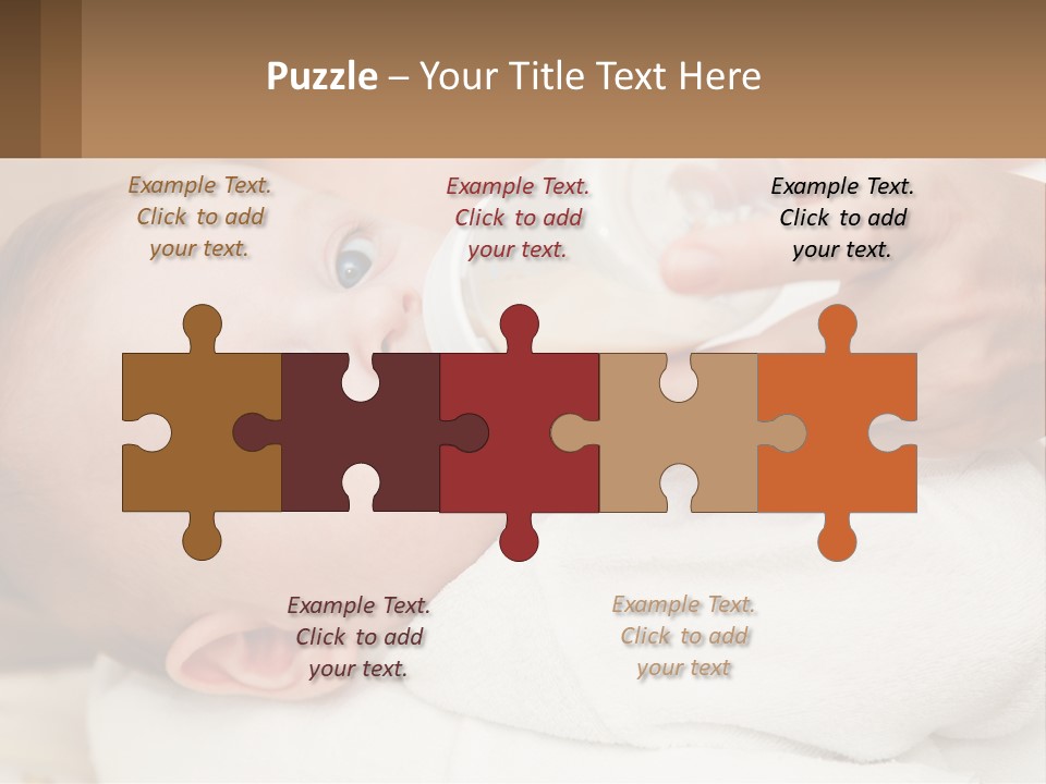 Kid Feed Healthy PowerPoint Template