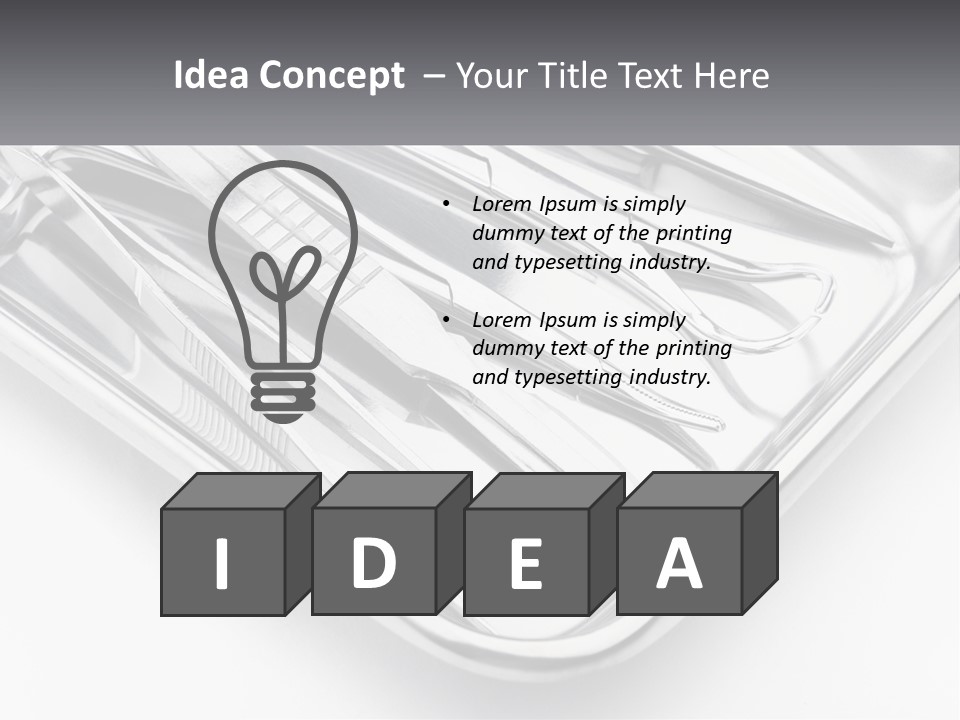 Background Sharp Surgery PowerPoint Template