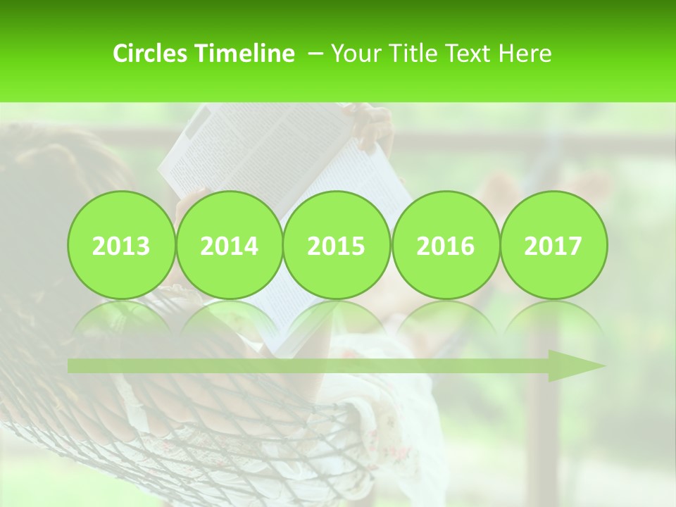 Resort Pose Green PowerPoint Template