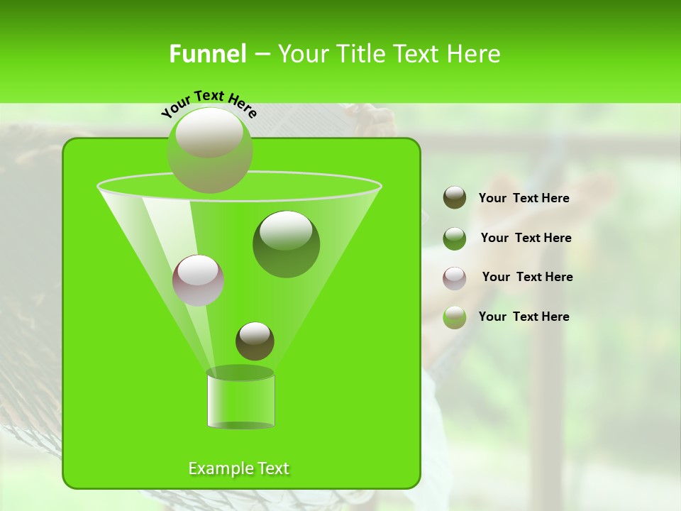 Resort Pose Green PowerPoint Template