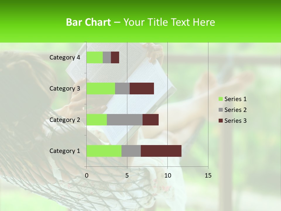 Resort Pose Green PowerPoint Template
