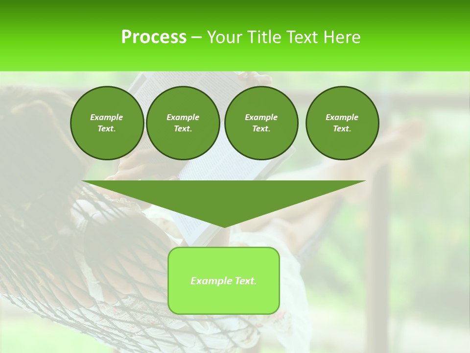 Resort Pose Green PowerPoint Template