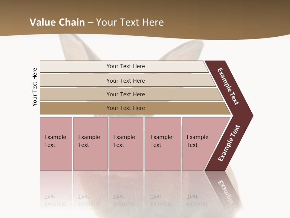 Furry Rodent Bunny PowerPoint Template