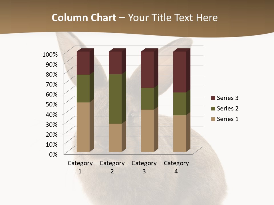 Furry Rodent Bunny PowerPoint Template