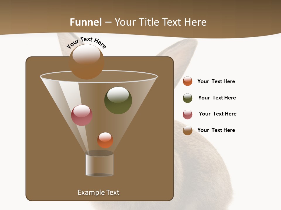Furry Rodent Bunny PowerPoint Template
