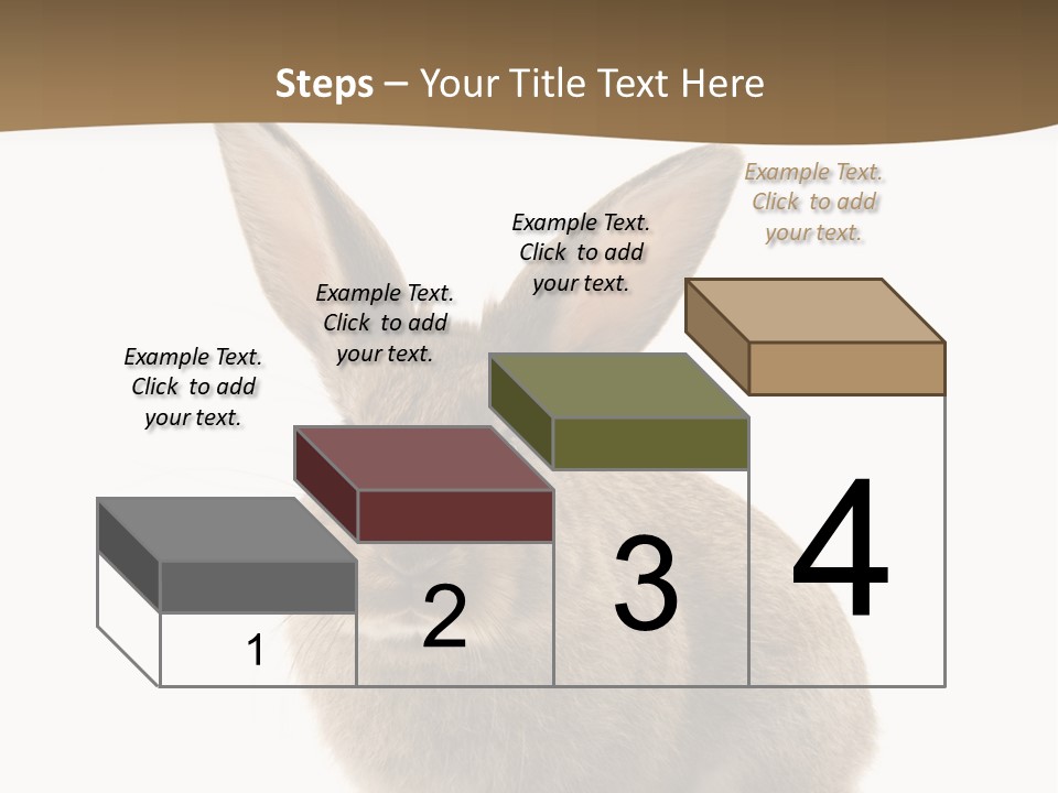 Furry Rodent Bunny PowerPoint Template