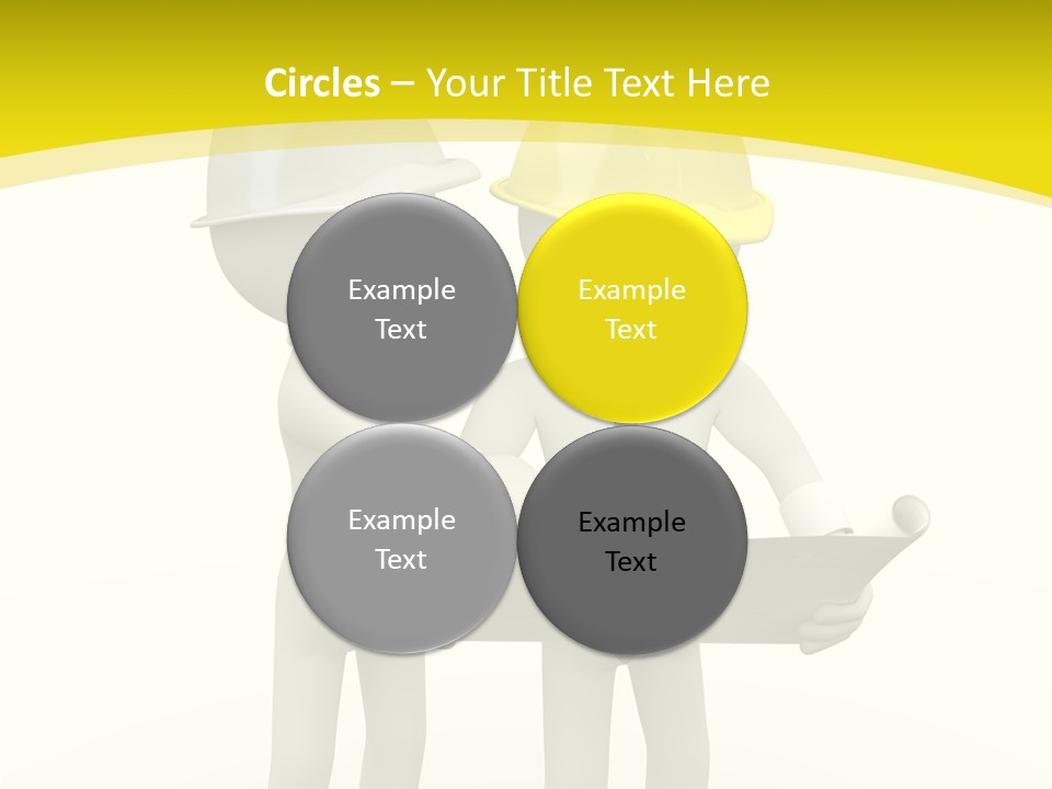 Hat Teamwork Contractor PowerPoint Template