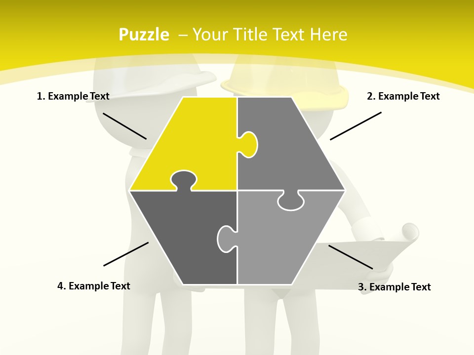 Hat Teamwork Contractor PowerPoint Template