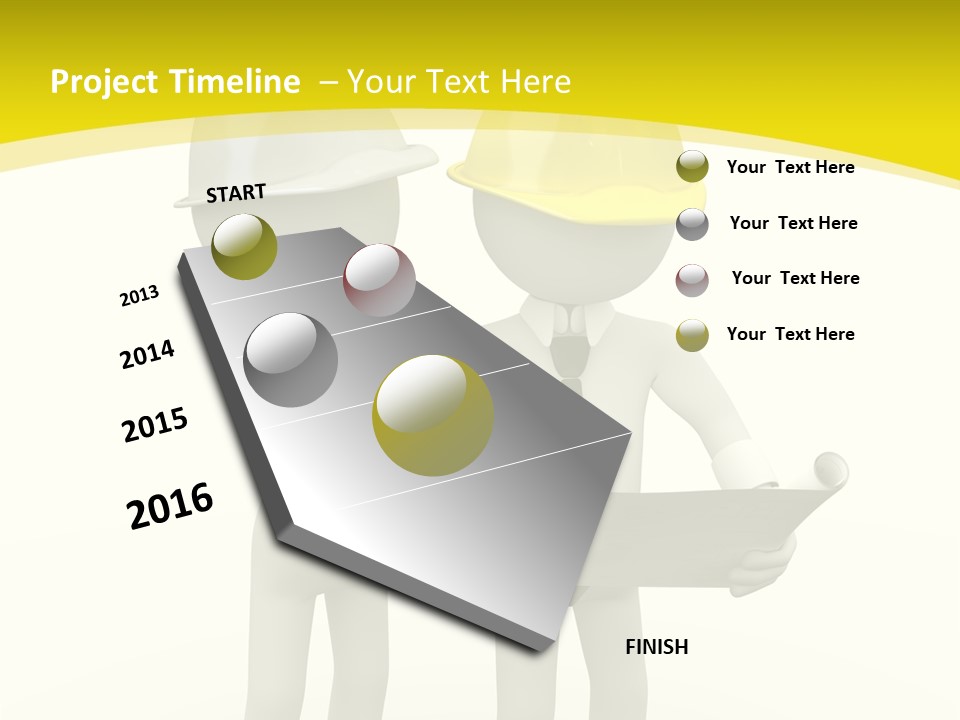 Hat Teamwork Contractor PowerPoint Template