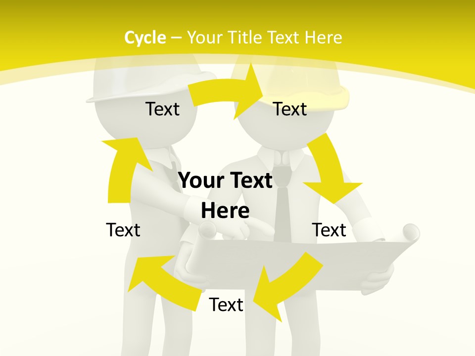 Hat Teamwork Contractor PowerPoint Template