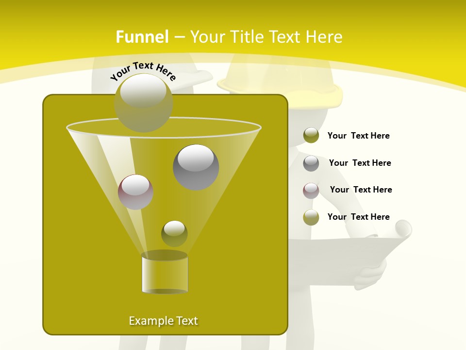 Hat Teamwork Contractor PowerPoint Template