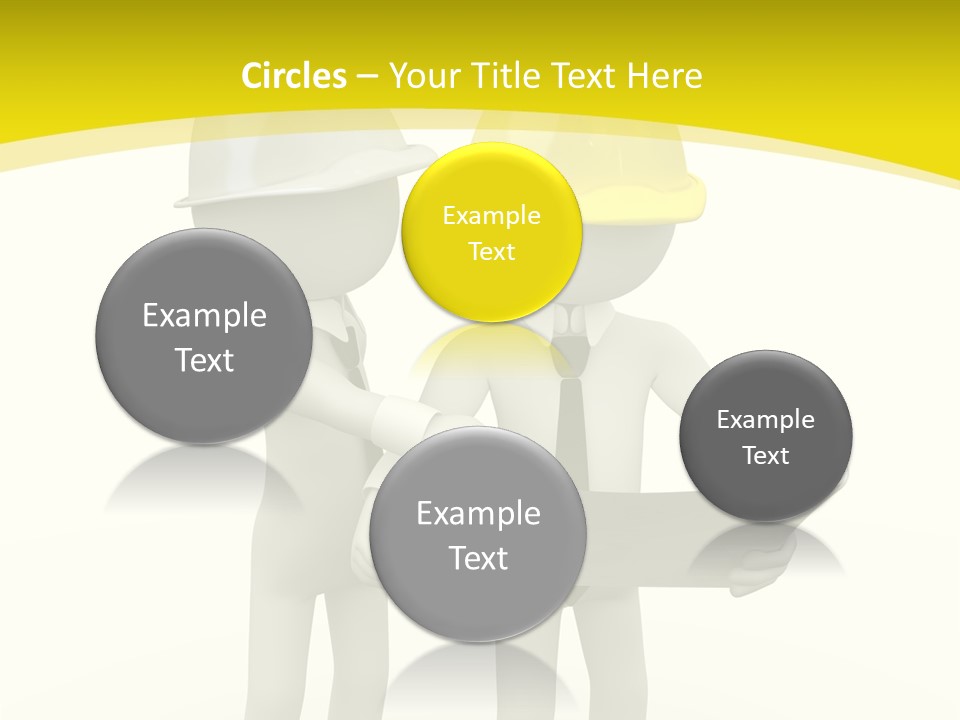 Hat Teamwork Contractor PowerPoint Template