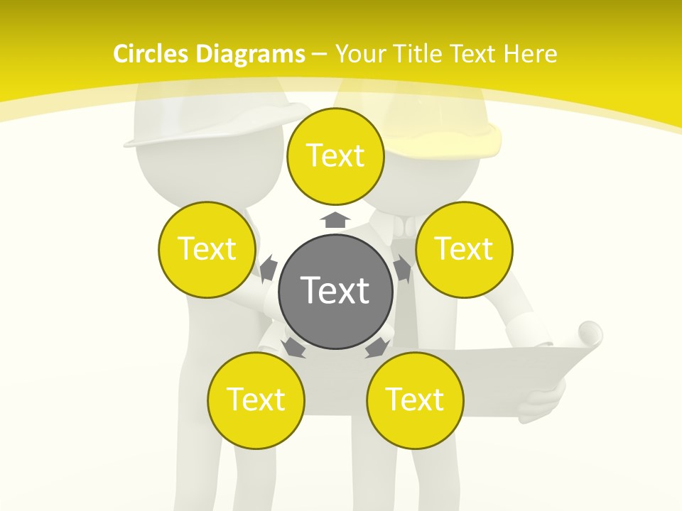 Hat Teamwork Contractor PowerPoint Template