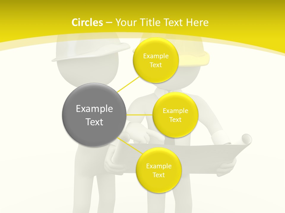 Hat Teamwork Contractor PowerPoint Template