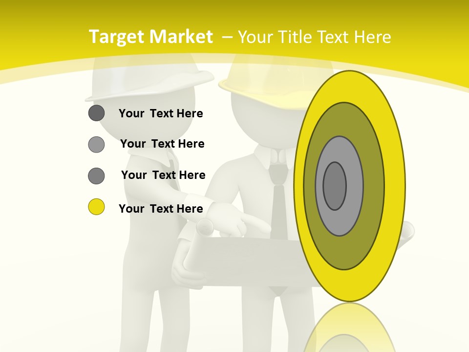 Hat Teamwork Contractor PowerPoint Template