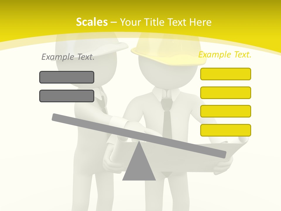 Hat Teamwork Contractor PowerPoint Template