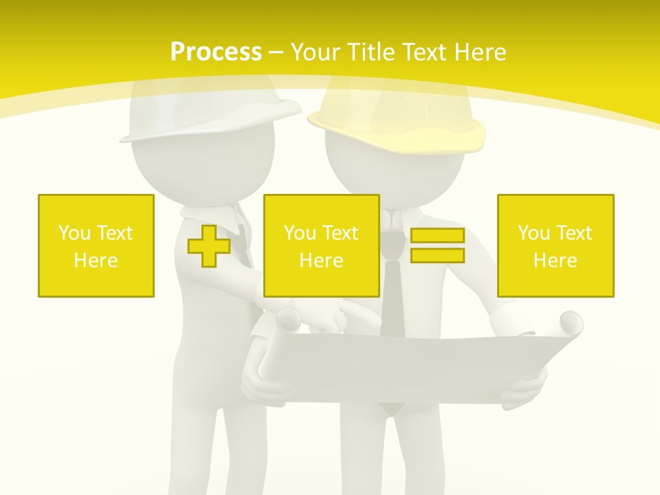 Hat Teamwork Contractor PowerPoint Template