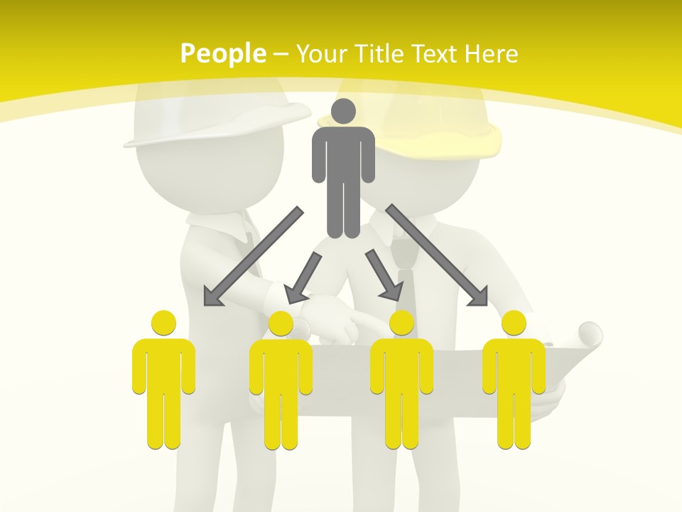 Hat Teamwork Contractor PowerPoint Template