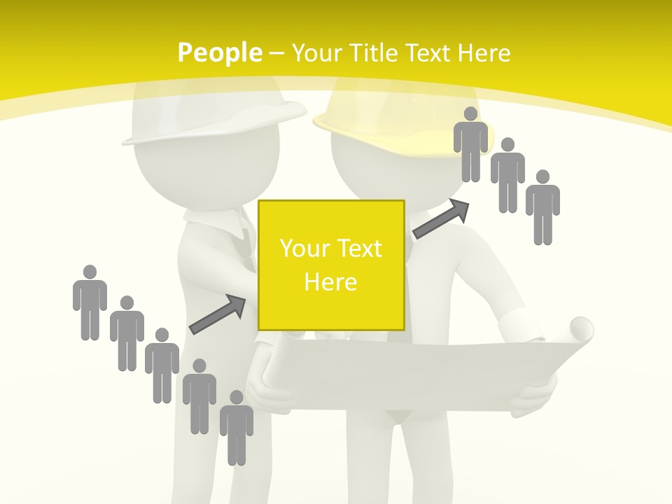 Hat Teamwork Contractor PowerPoint Template