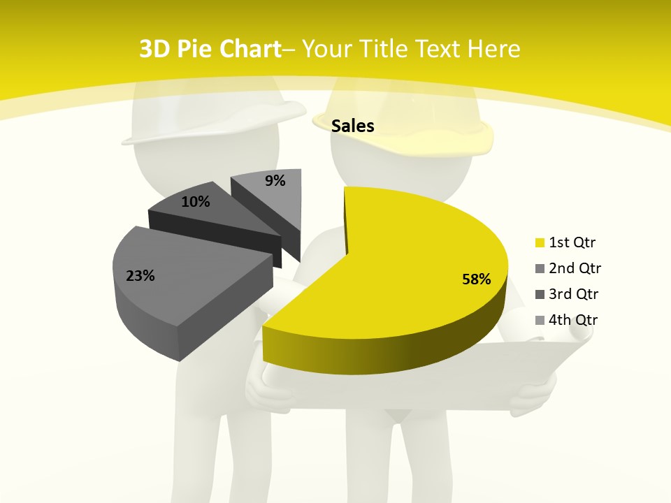 Hat Teamwork Contractor PowerPoint Template