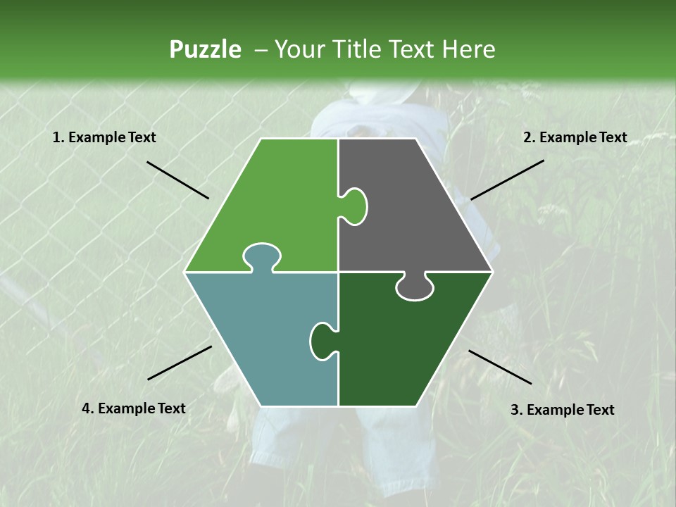 Jeans Face Denim PowerPoint Template