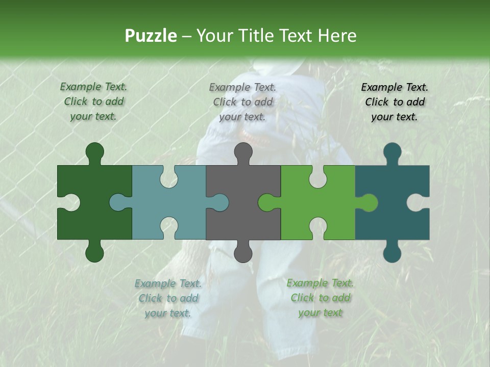 Jeans Face Denim PowerPoint Template