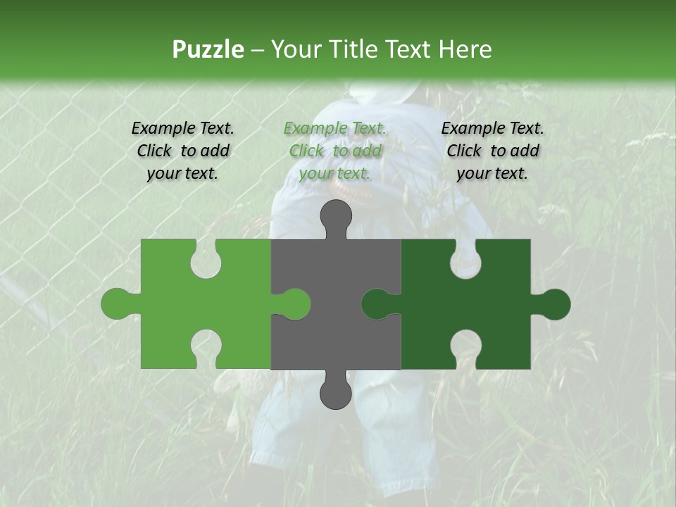 Jeans Face Denim PowerPoint Template