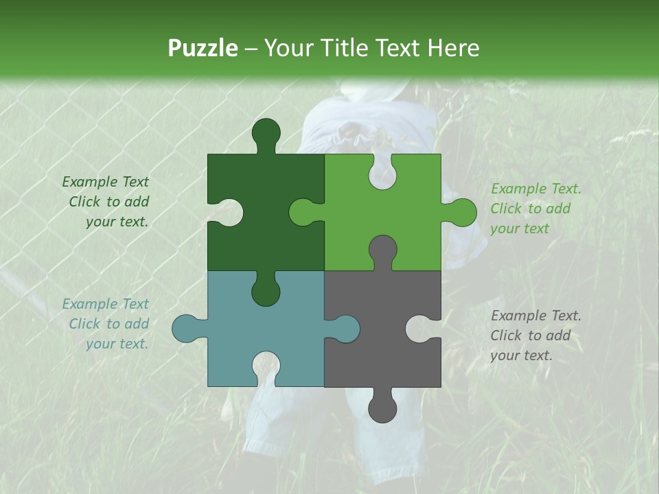 Jeans Face Denim PowerPoint Template