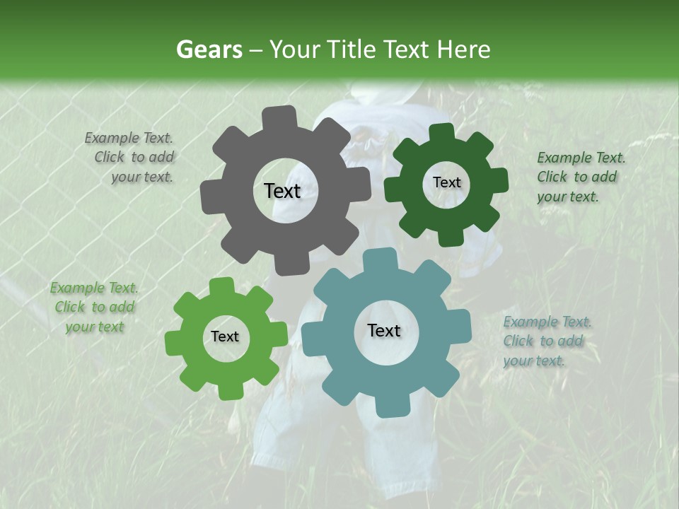 Jeans Face Denim PowerPoint Template