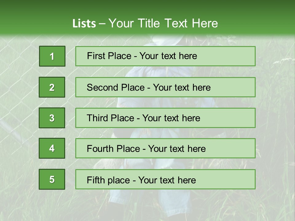 Jeans Face Denim PowerPoint Template