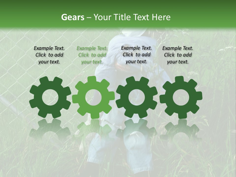 Jeans Face Denim PowerPoint Template