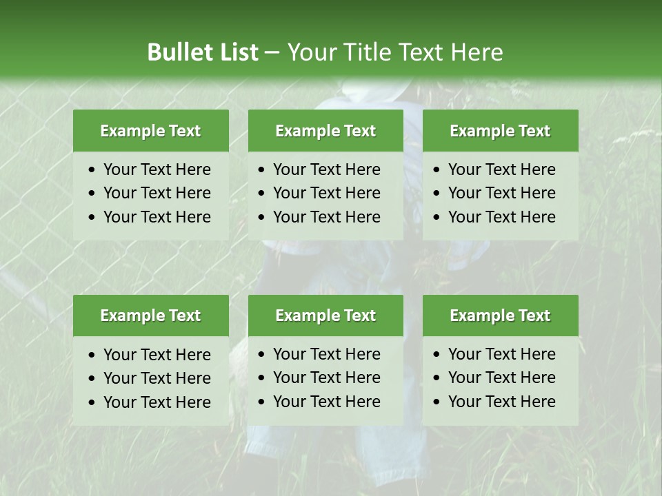 Jeans Face Denim PowerPoint Template