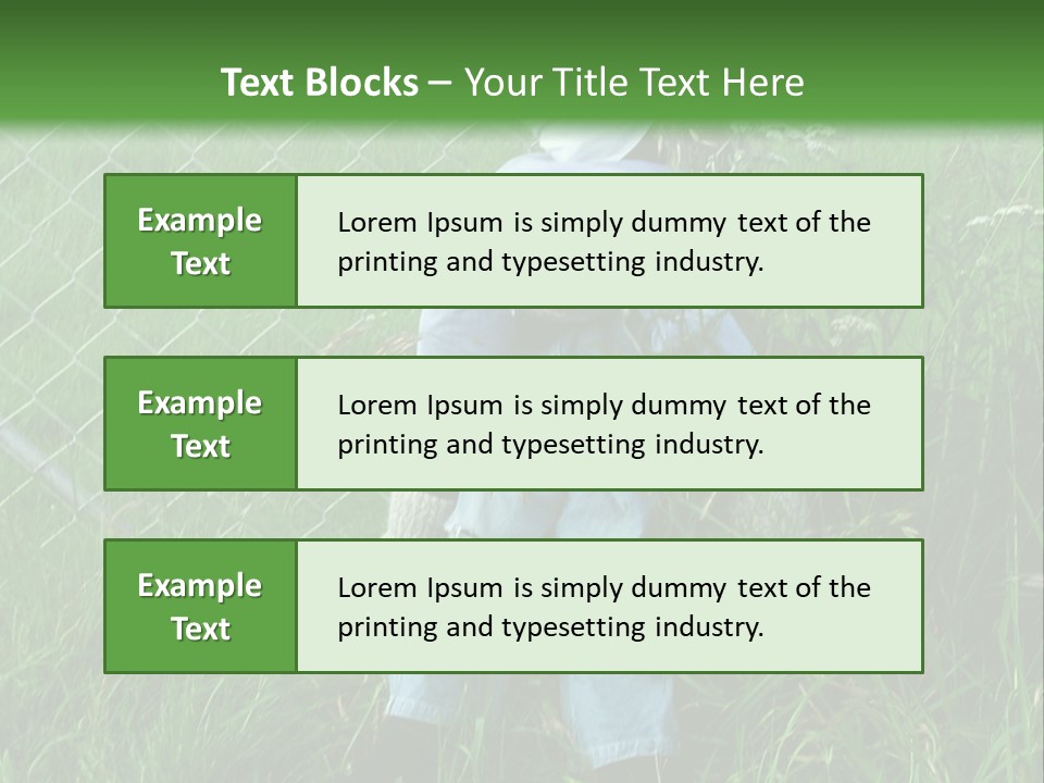 Jeans Face Denim PowerPoint Template