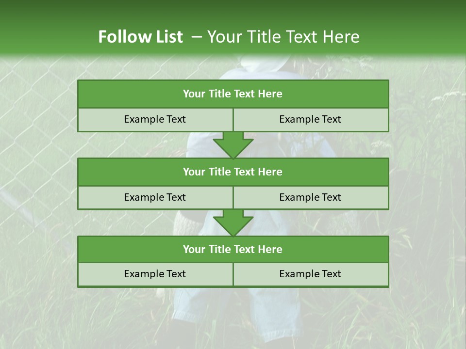 Jeans Face Denim PowerPoint Template