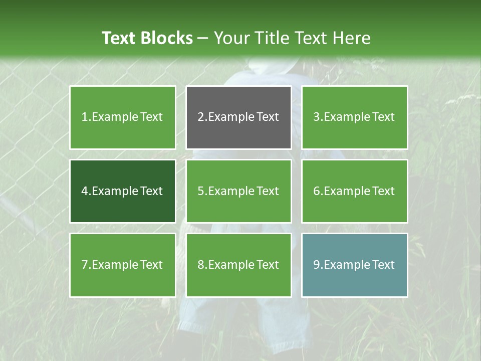 Jeans Face Denim PowerPoint Template