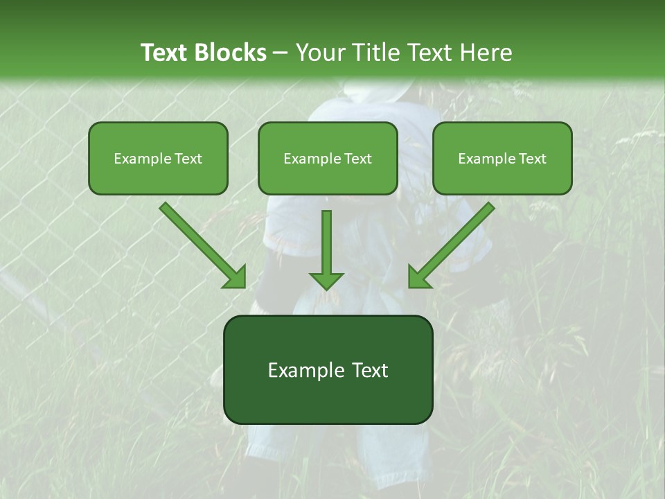 Jeans Face Denim PowerPoint Template