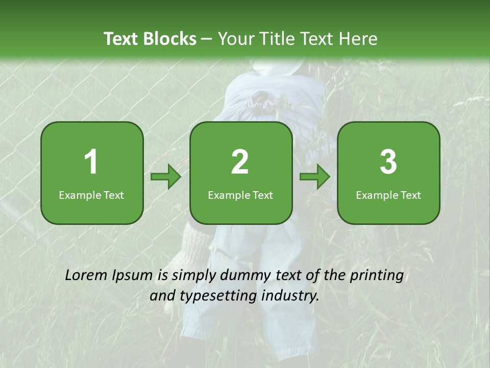 Jeans Face Denim PowerPoint Template