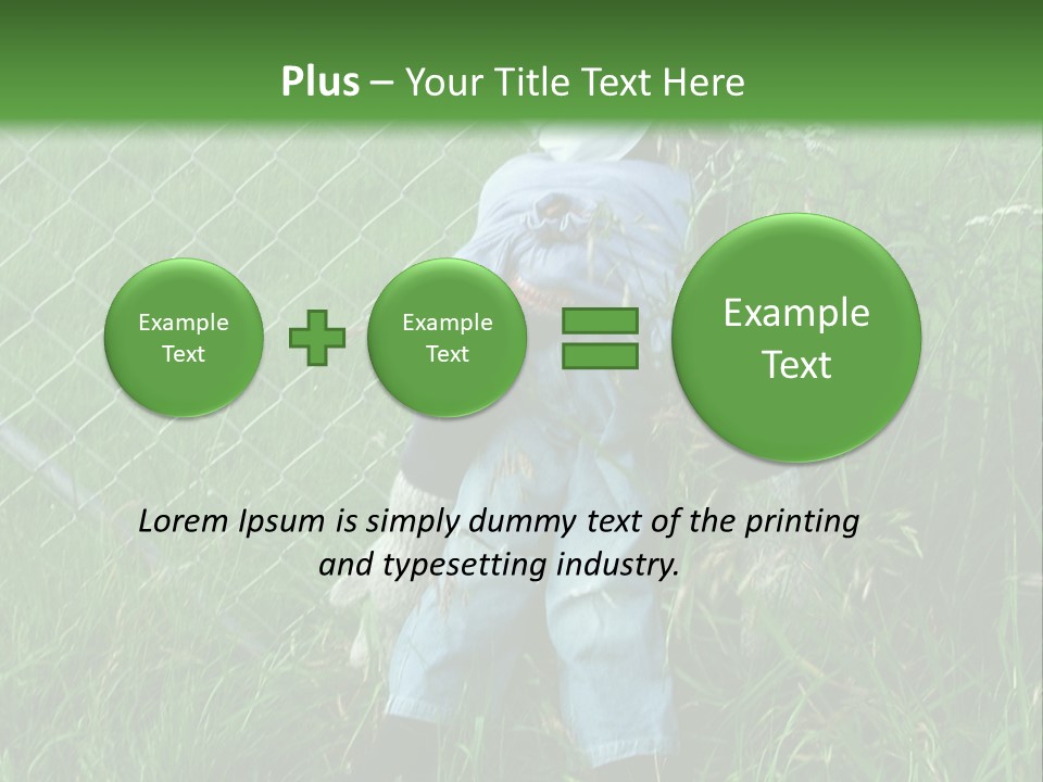 Jeans Face Denim PowerPoint Template