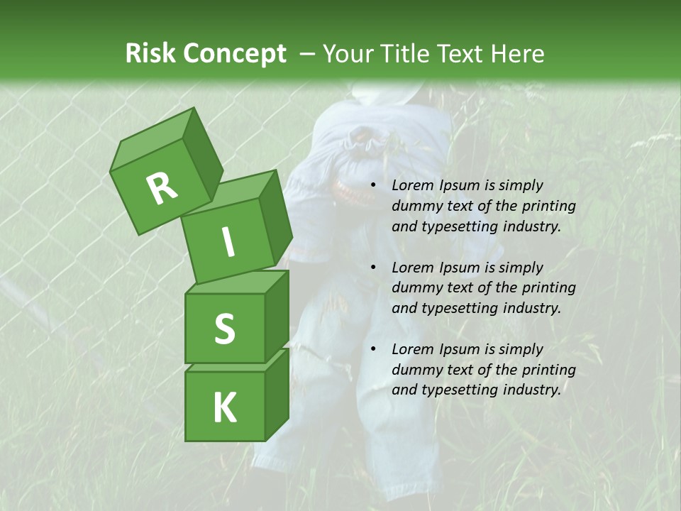 Jeans Face Denim PowerPoint Template