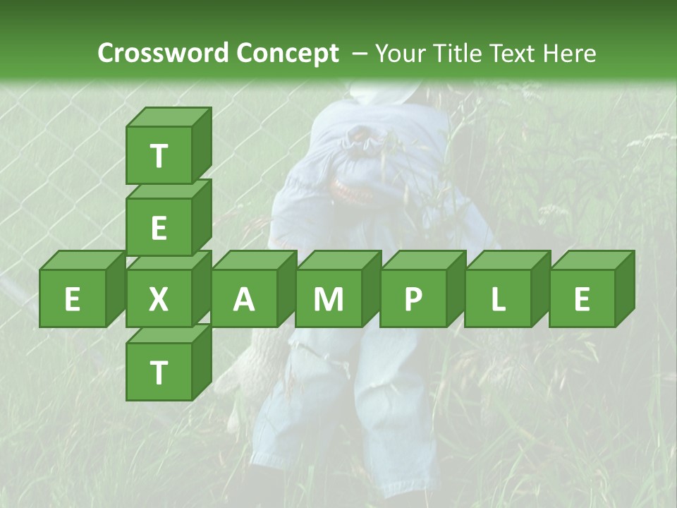 Jeans Face Denim PowerPoint Template