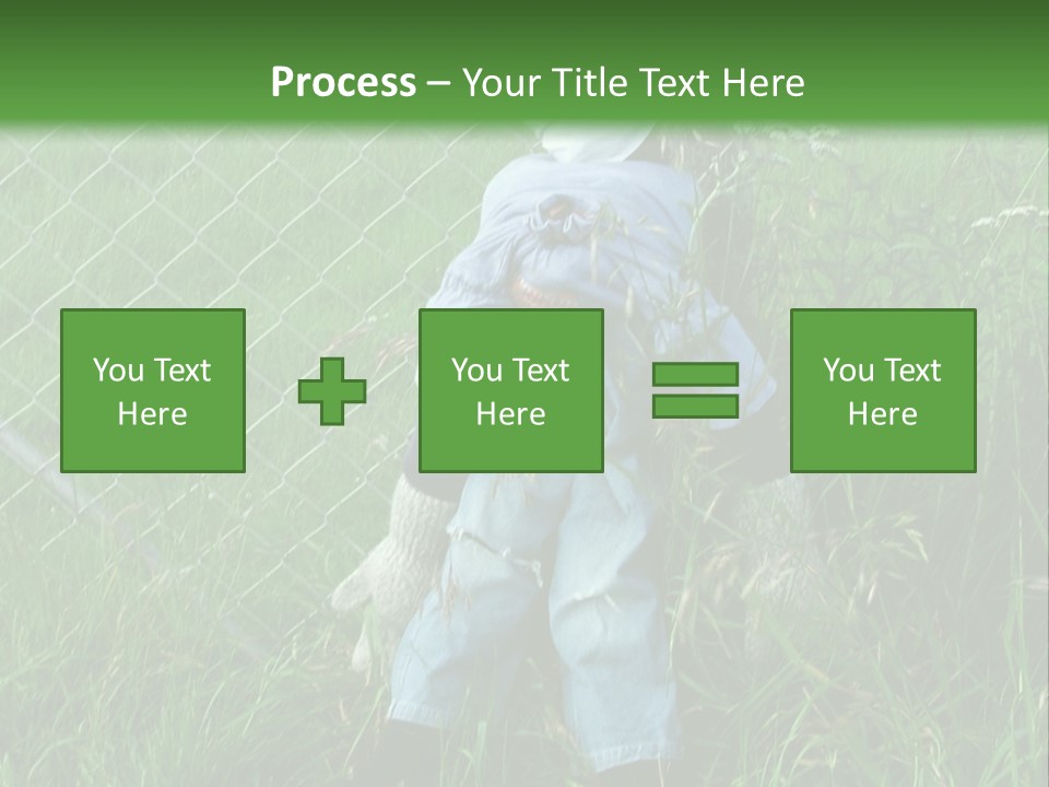 Jeans Face Denim PowerPoint Template