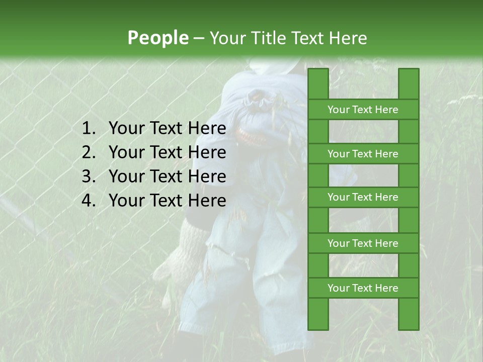 Jeans Face Denim PowerPoint Template