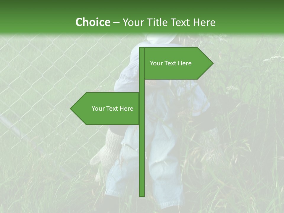 Jeans Face Denim PowerPoint Template